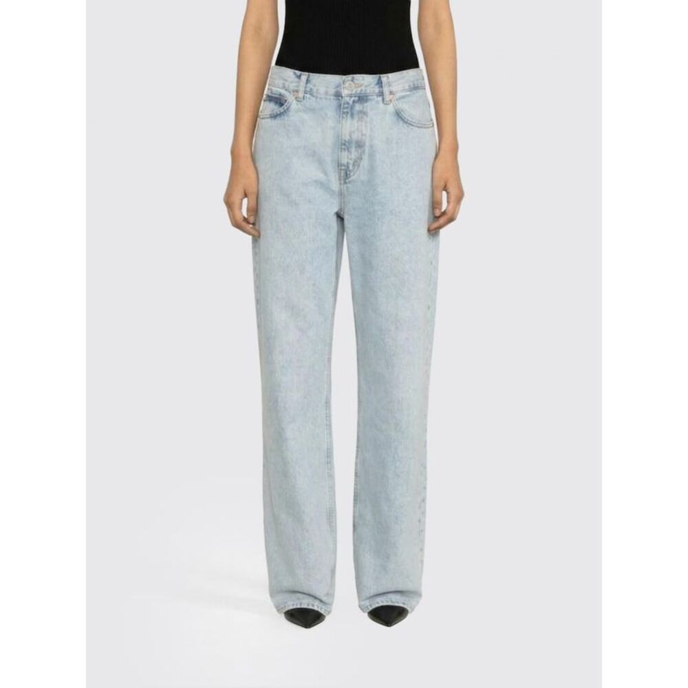 Wardrobe.Nyc Women Wardrobe.Nyc Straight Jeans In Cotton Denim